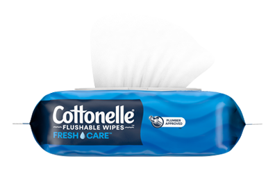 flushable wipes soft pack